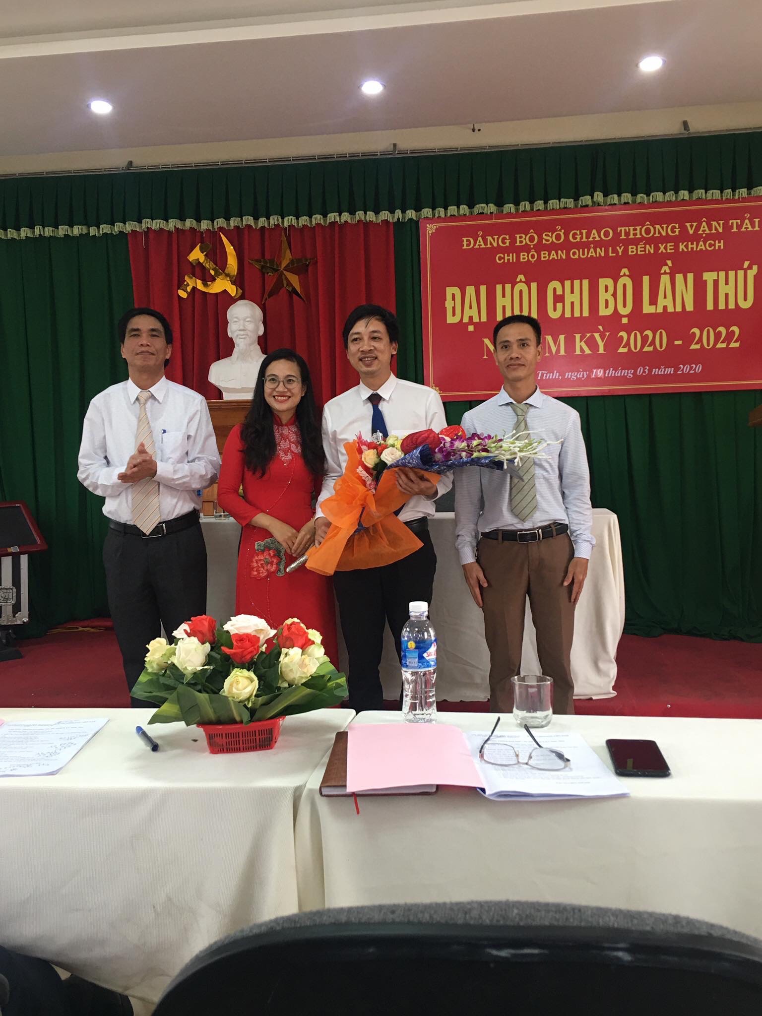 Chi bộ Ban quản lý bến xe khách Hà Tĩnh tổ chức Đại hội Chi bộ nhiệm kỳ 2020-2022